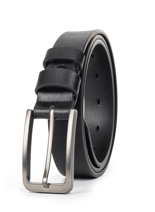 XuoAz Mens Casual-Leather-Belt Classic-Adjustable Genuine-Leather Waist Strap Every Day Jeans Belts - Image 1
